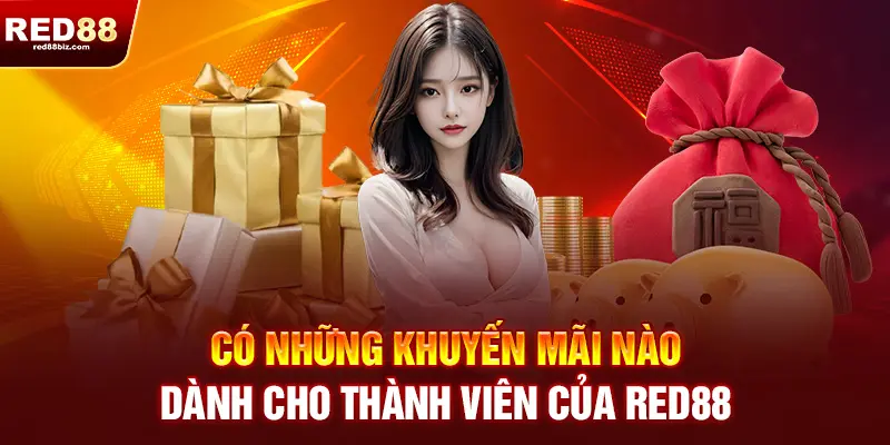 Có những khuyến mãi nào dành cho thành viên RED88