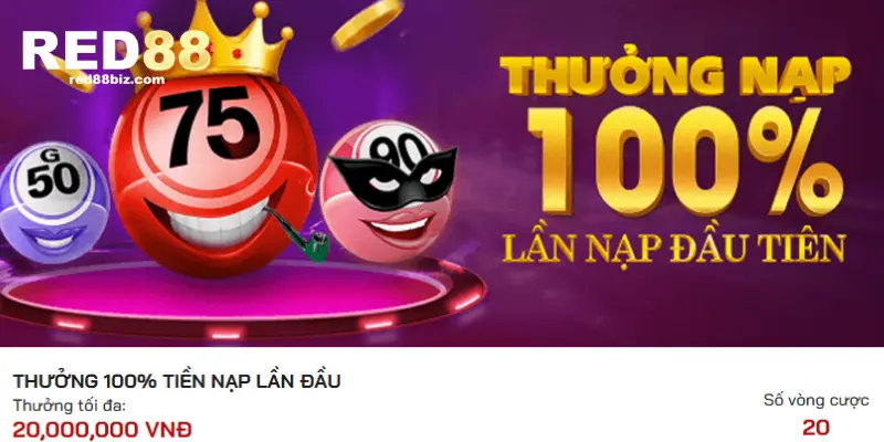 Các khuyến mãi nạp tiền và hoàn tiền theo % cụ thể
